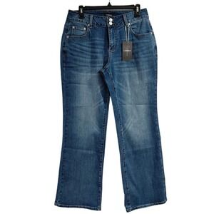 Flamingals Women's Blue Wash Denim Bootcut Jeans Size XS